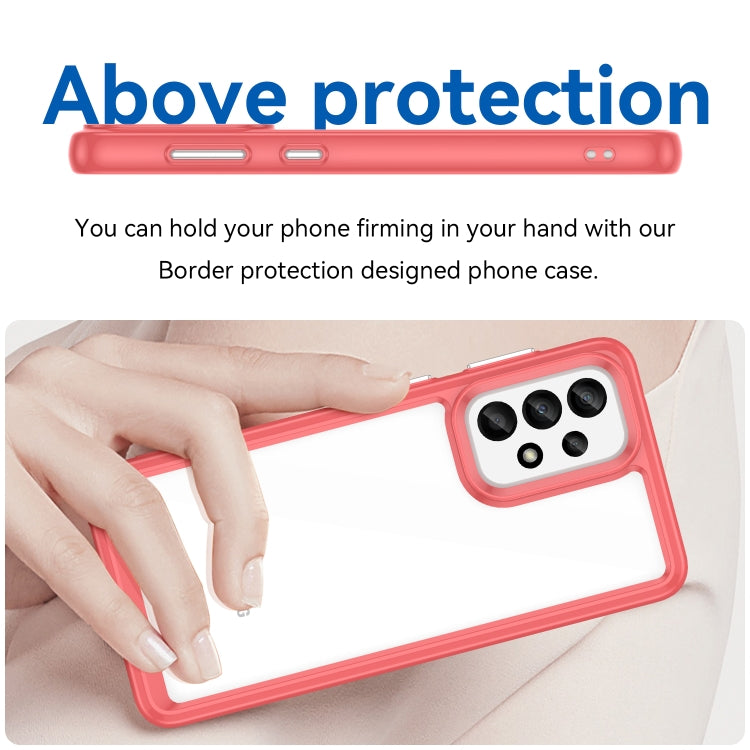 For Samsung Galaxy A33 5G Colorful Series Acrylic + TPU Phone Case