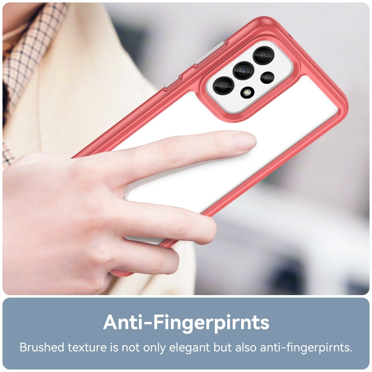 For Samsung Galaxy A33 5G Colorful Series Acrylic + TPU Phone Case