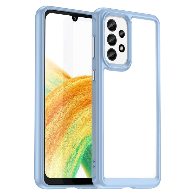 For Samsung Galaxy A33 5G Colorful Series Acrylic + TPU Phone Case
