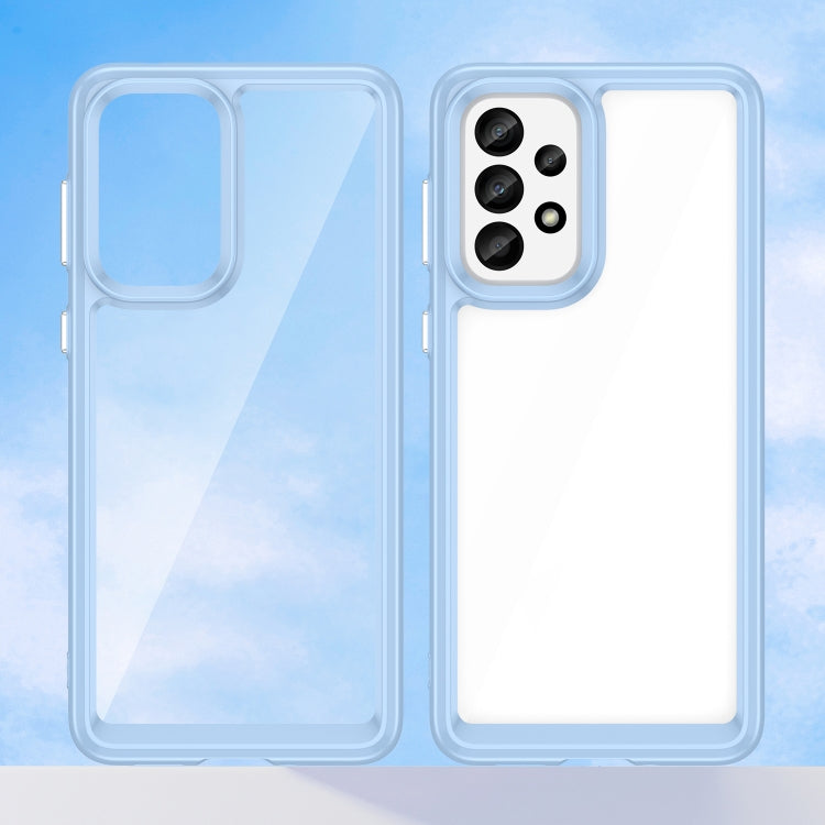 For Samsung Galaxy A33 5G Colorful Series Acrylic + TPU Phone Case