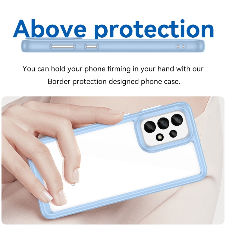 For Samsung Galaxy A33 5G Colorful Series Acrylic + TPU Phone Case