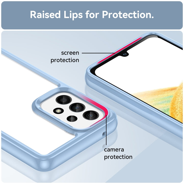 For Samsung Galaxy A33 5G Colorful Series Acrylic + TPU Phone Case