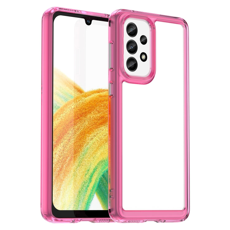 For Samsung Galaxy A33 5G Colorful Series Acrylic + TPU Phone Case