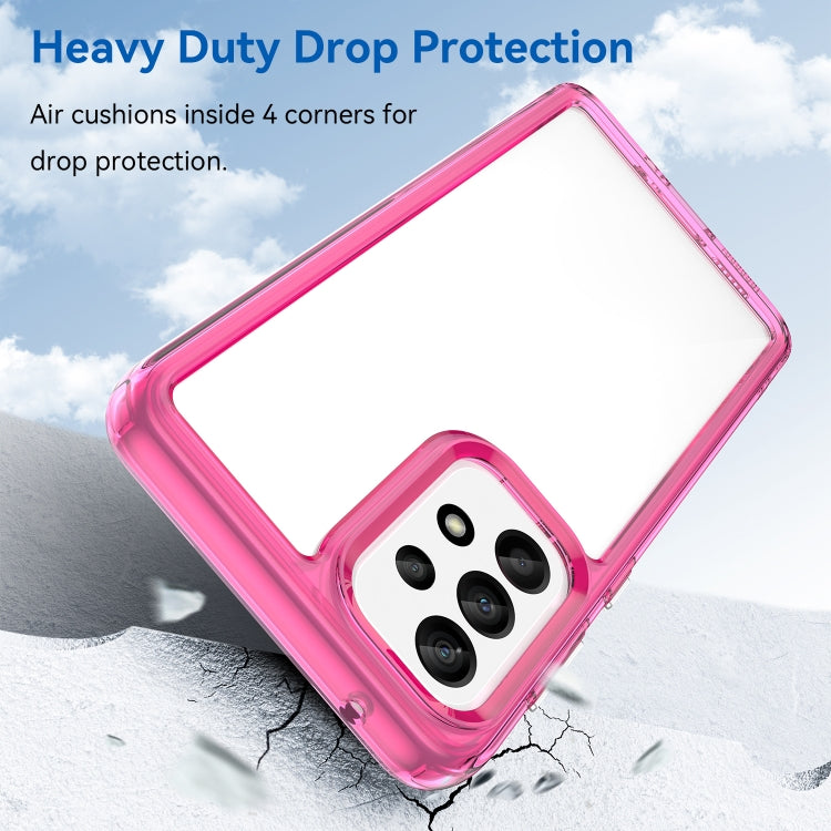 For Samsung Galaxy A33 5G Colorful Series Acrylic + TPU Phone Case