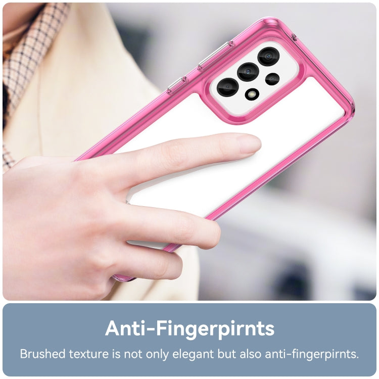 For Samsung Galaxy A33 5G Colorful Series Acrylic + TPU Phone Case