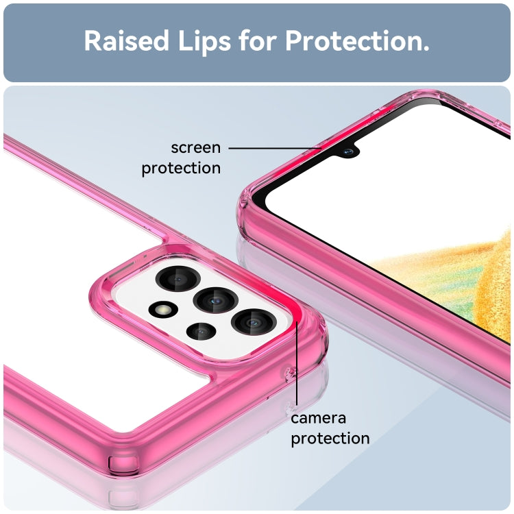 For Samsung Galaxy A33 5G Colorful Series Acrylic + TPU Phone Case