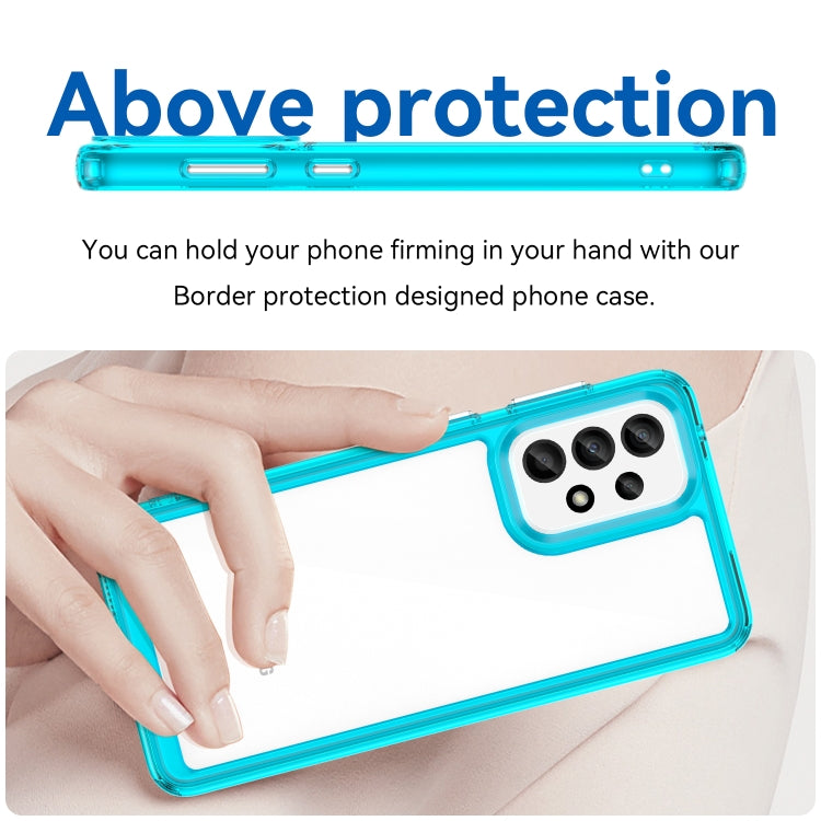 For Samsung Galaxy A33 5G Colorful Series Acrylic + TPU Phone Case