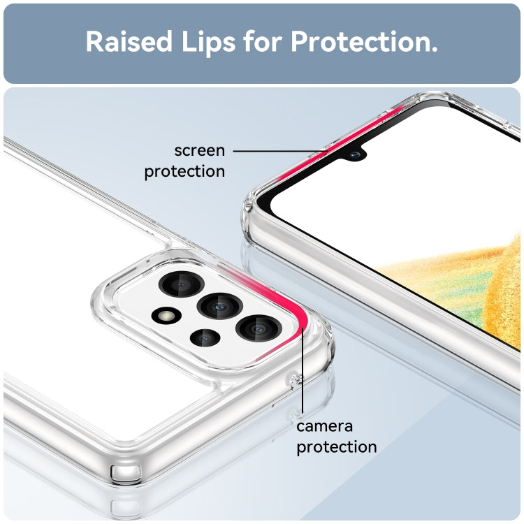 For Samsung Galaxy A33 5G Colorful Series Acrylic + TPU Phone Case