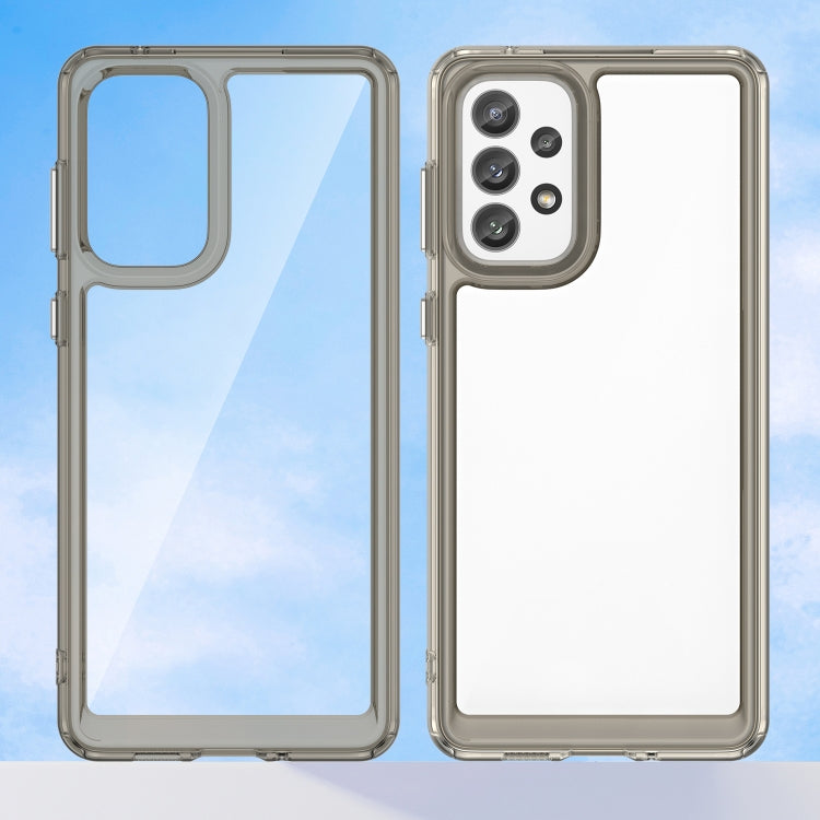 For Samsung Galaxy A73 5G Colorful Series Acrylic + TPU Phone Case