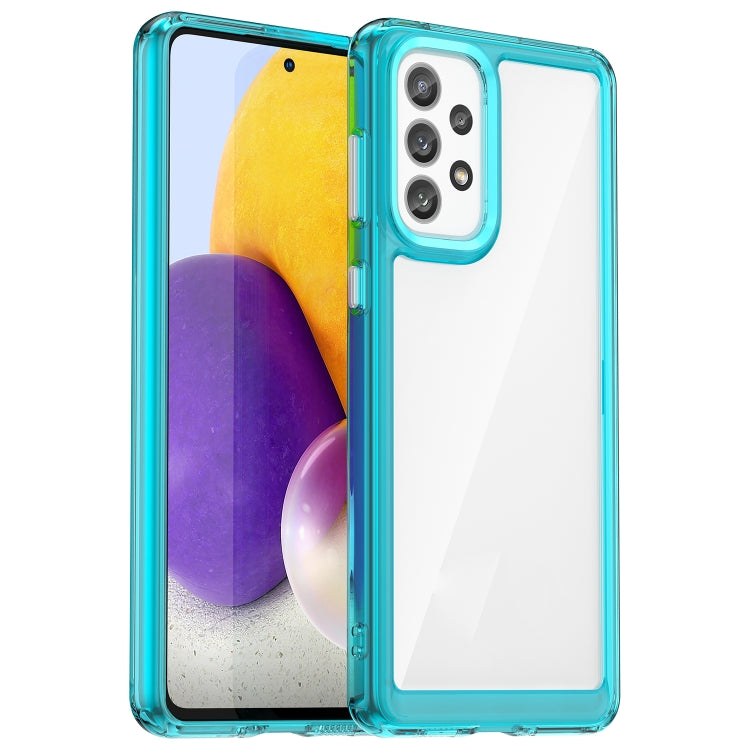 For Samsung Galaxy A73 5G Colorful Series Acrylic + TPU Phone Case