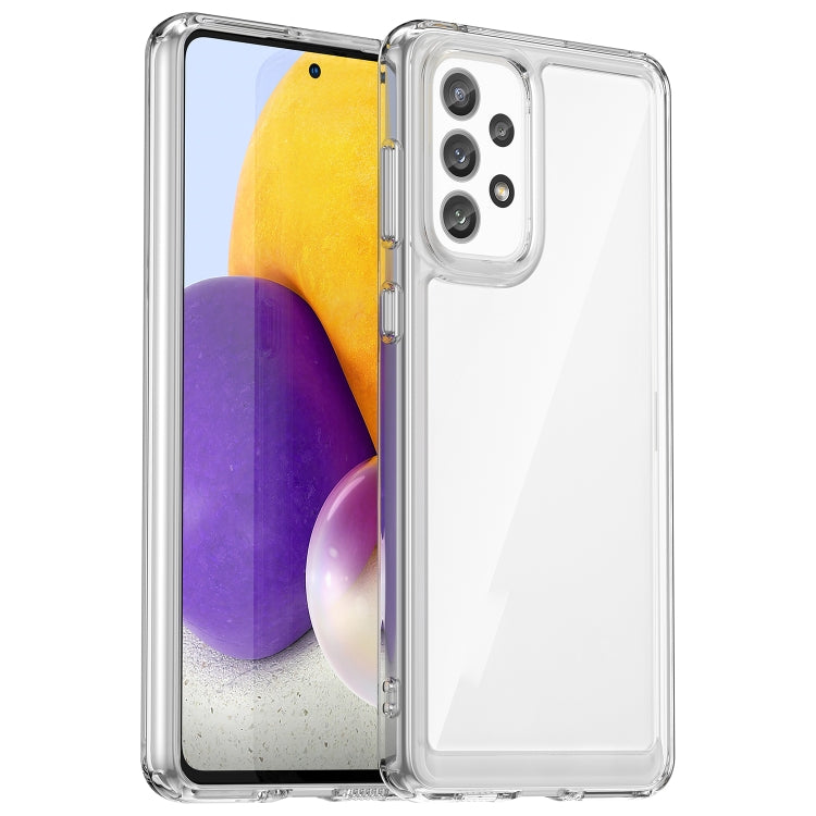 For Samsung Galaxy A73 5G Colorful Series Acrylic + TPU Phone Case