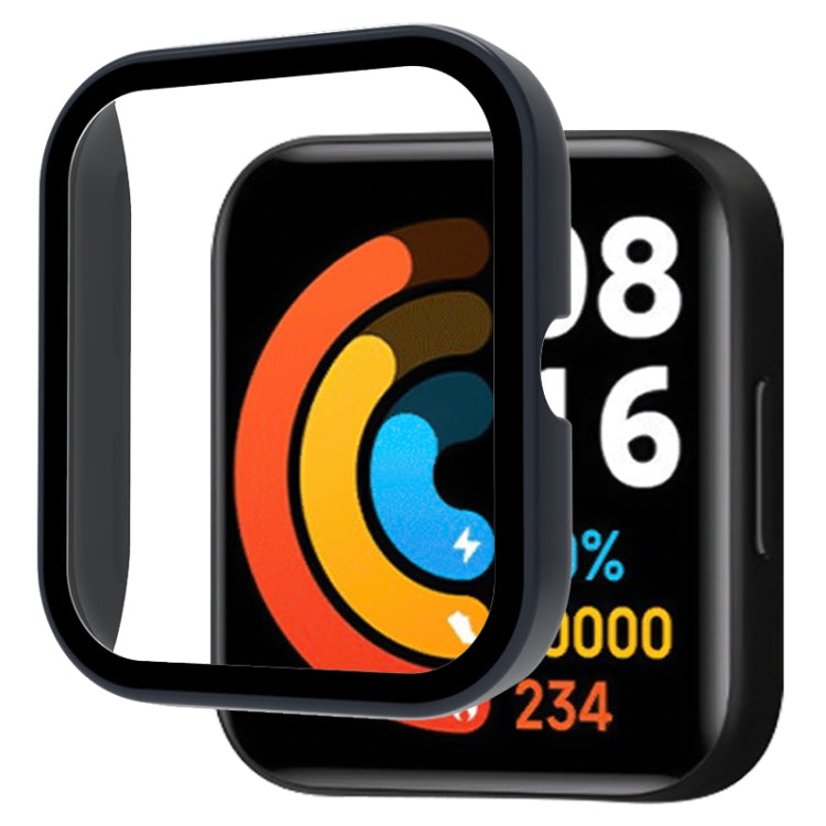 For Xiaomi Haylou Smart Watch 2 LS02 PC+ Toughened Film Fully Enclosed Protective Watch Case