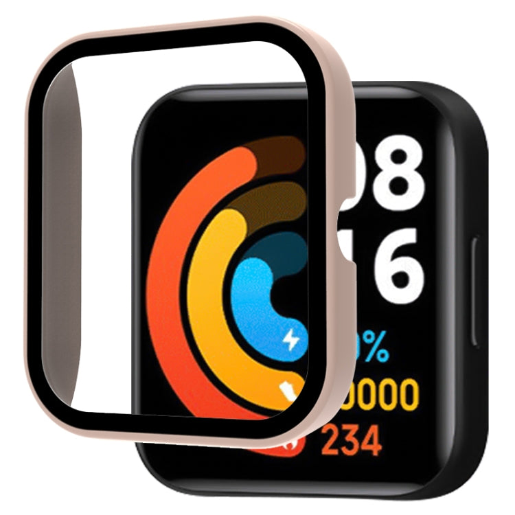 For Xiaomi Haylou Smart Watch 2 LS02 PC+ Toughened Film Fully Enclosed Protective Watch Case