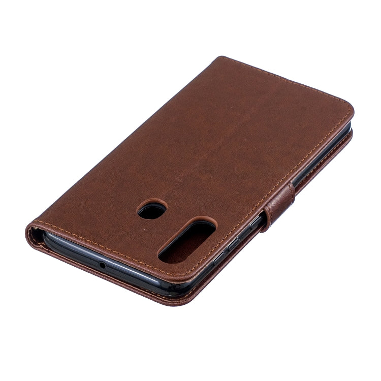 For Galaxy A60 Plum Blossom Pattern Diamond Encrusted Leather Case with Holder & Card Slots & Wallet