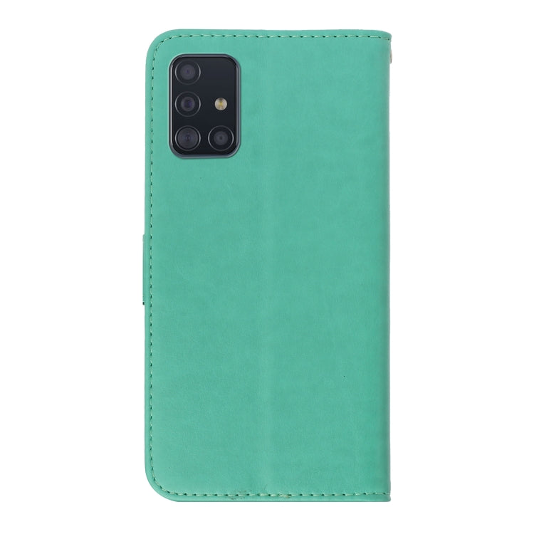 For Galaxy A71 Plum Blossom Pattern Diamond Encrusted Leather Case with Holder & Card Slots & Wallet