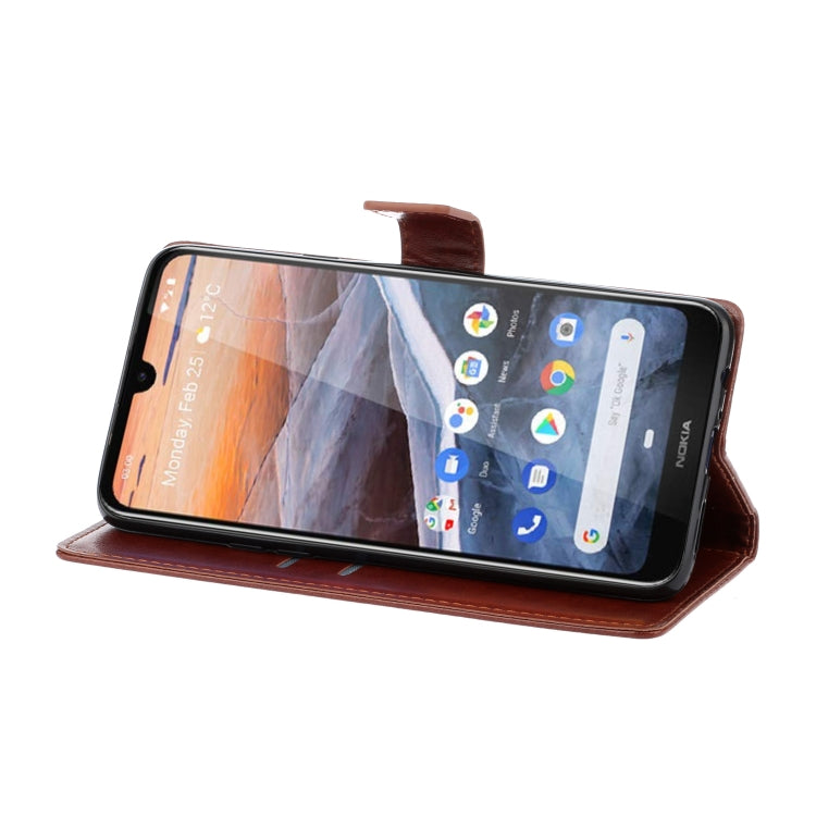 For Nokia 3.2 Plum Blossom Pattern Diamond Encrusted Leather Case with Holder & Card Slots & Wallet