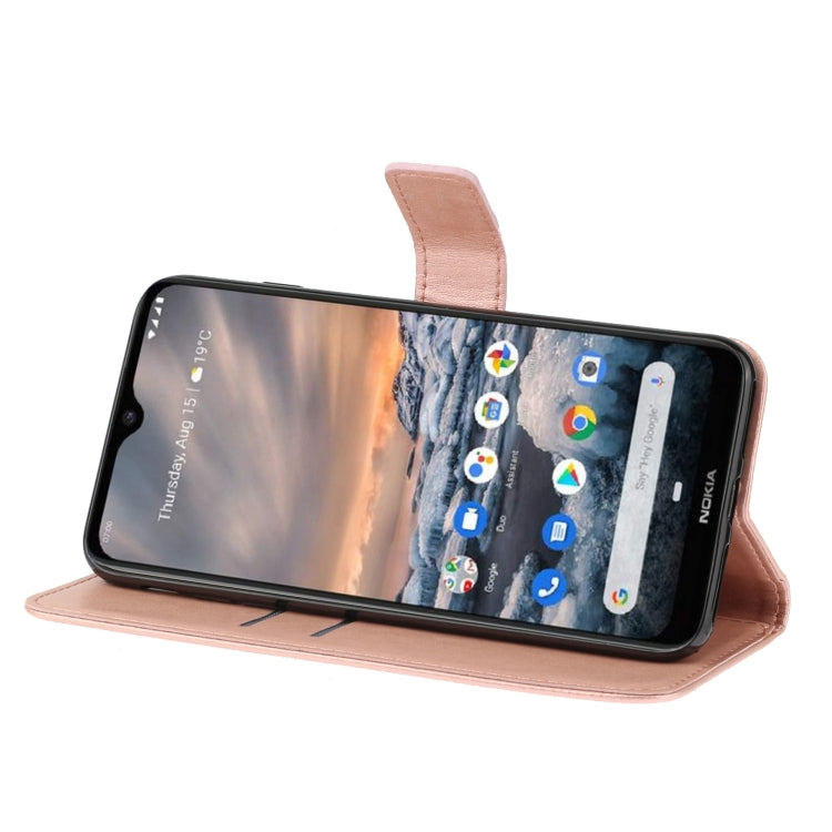 For Nokia 7.2 Plum Blossom Pattern Diamond Encrusted Leather Case with Holder & Card Slots & Wallet