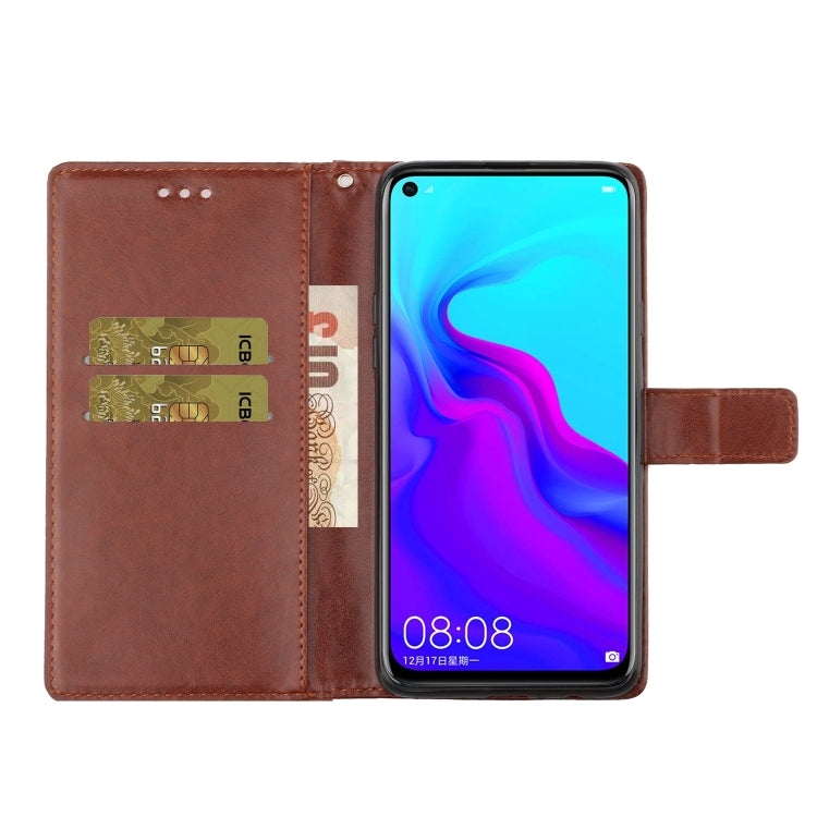 For Huawei nova 5 Plum Blossom Pattern Diamond Encrusted Leather Case with Holder & Card Slots & Wallet