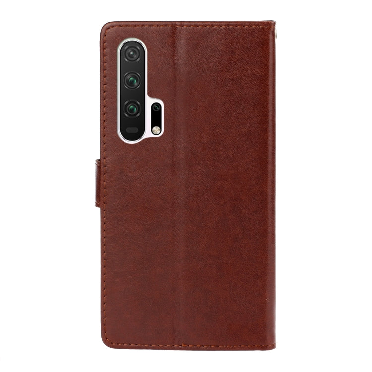 For Huawei nova 6 Plum Blossom Pattern Diamond Encrusted Leather Case with Holder & Card Slots & Wallet