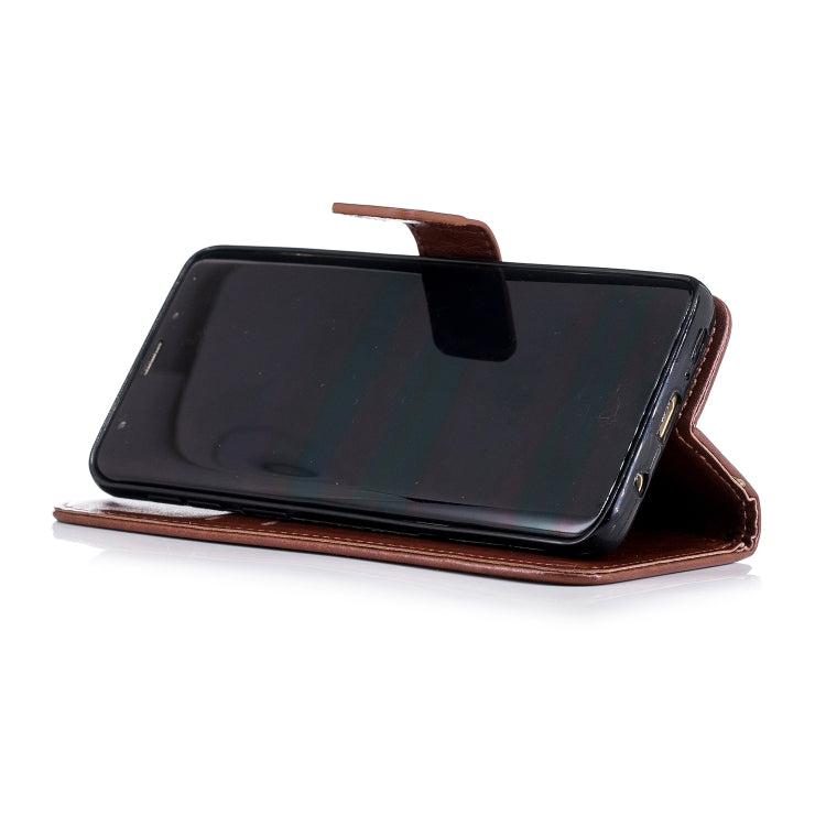 For Galaxy S9 Plum Blossom Pattern Diamond Encrusted Leather Case with Holder & Card Slots & Wallet