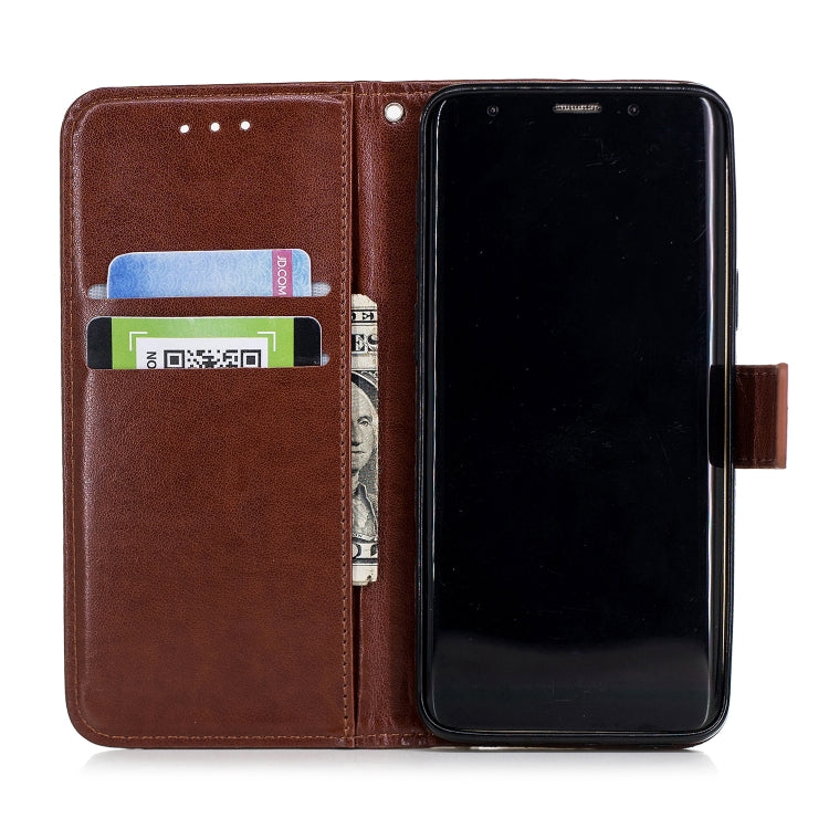For Galaxy S9 Plum Blossom Pattern Diamond Encrusted Leather Case with Holder & Card Slots & Wallet