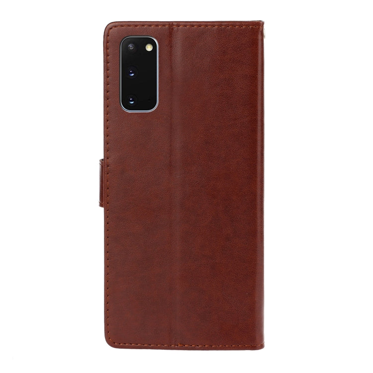 For Galaxy S20 Plum Blossom Pattern Diamond Encrusted Leather Case with Holder & Card Slots & Wallet