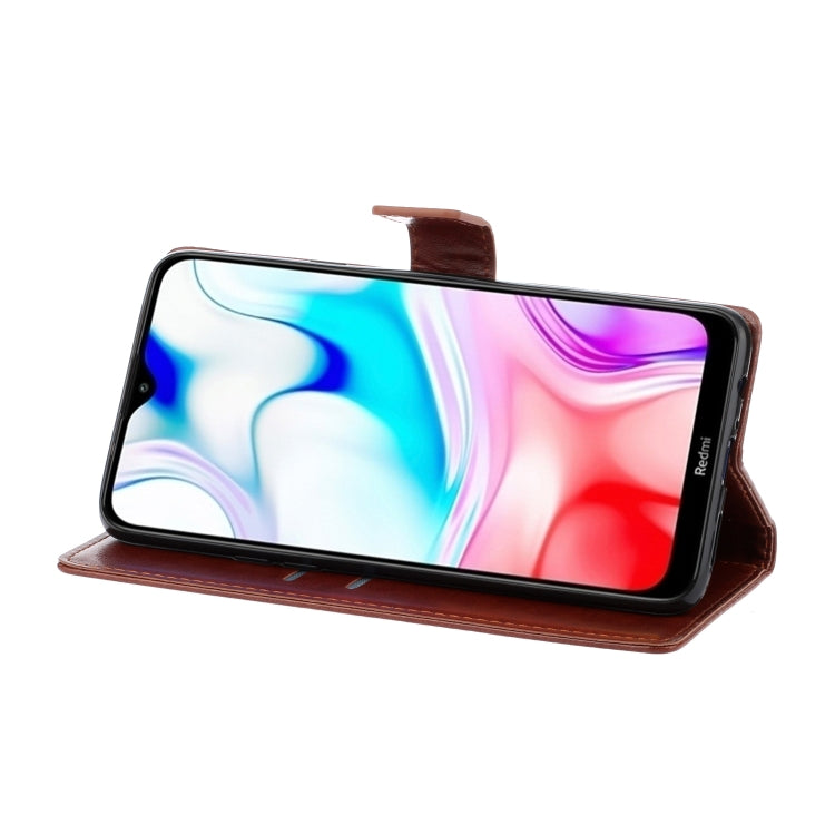 For Xiaomi Redmi 8 Plum Blossom Pattern Diamond Encrusted Leather Case with Holder & Card Slots & Wallet