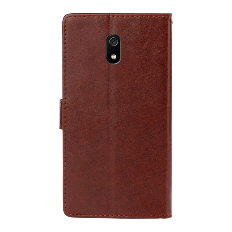 For Xiaomi Redmi 8A Plum Blossom Pattern Diamond Encrusted Leather Case with Holder & Card Slots & Wallet