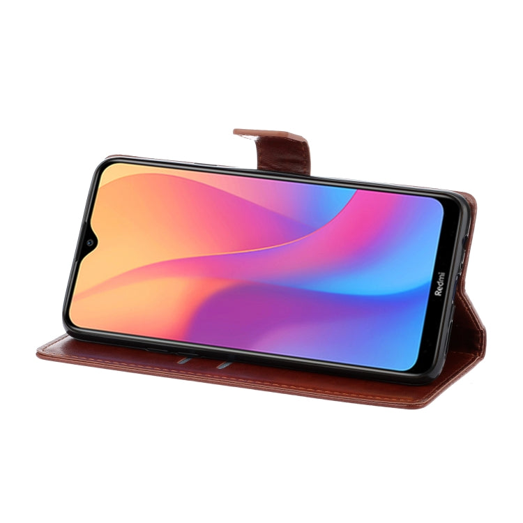 For Xiaomi Redmi 8A Plum Blossom Pattern Diamond Encrusted Leather Case with Holder & Card Slots & Wallet