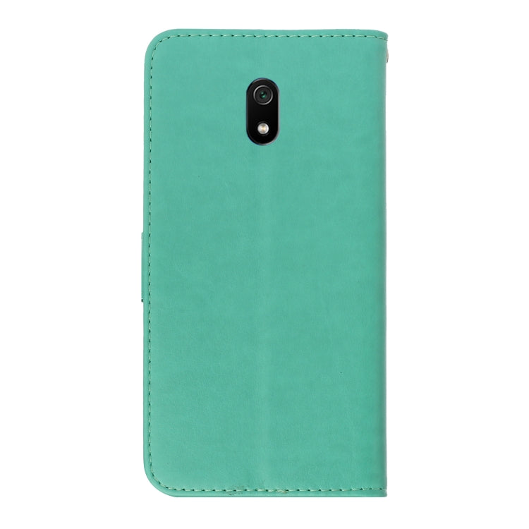 For Xiaomi Redmi 8A Plum Blossom Pattern Diamond Encrusted Leather Case with Holder & Card Slots & Wallet