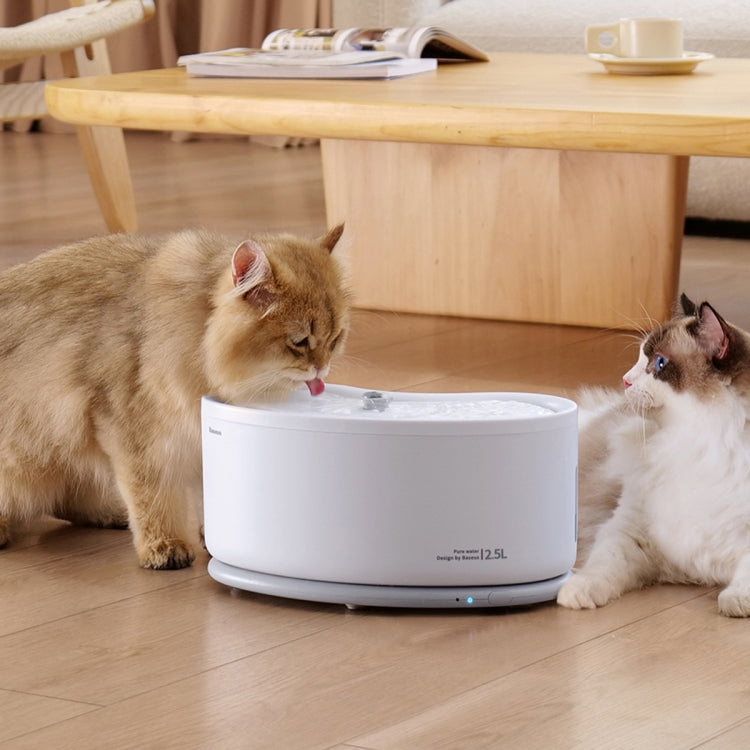 Baseus Lotis Y1 Smart Pet Water Dispenser, US Plug(White)