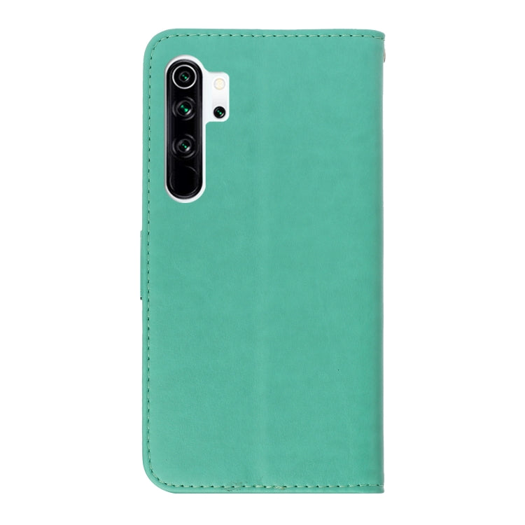 For Xiaomi Redmi Note 8 Pro Plum Blossom Pattern Diamond Encrusted Leather Case with Holder & Card Slots & Wallet
