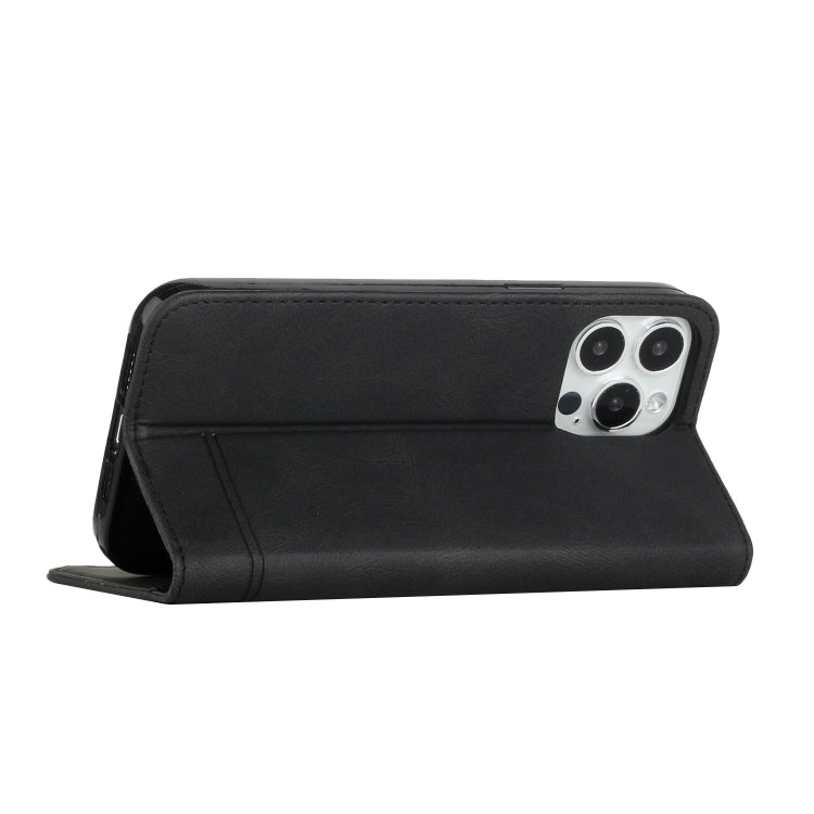 For iPhone 13 Pro Strong Magnetic Leather Case