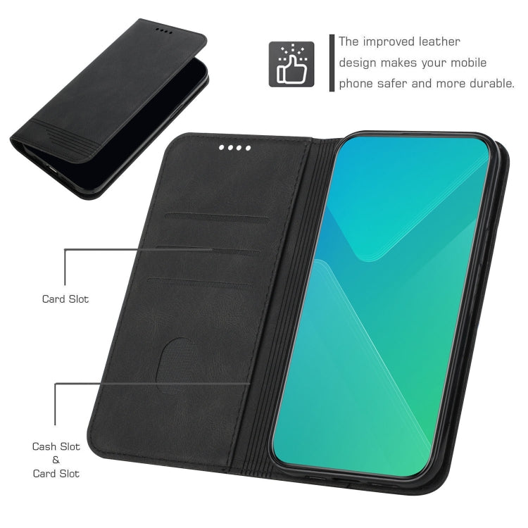 For iPhone 13 Pro Strong Magnetic Leather Case