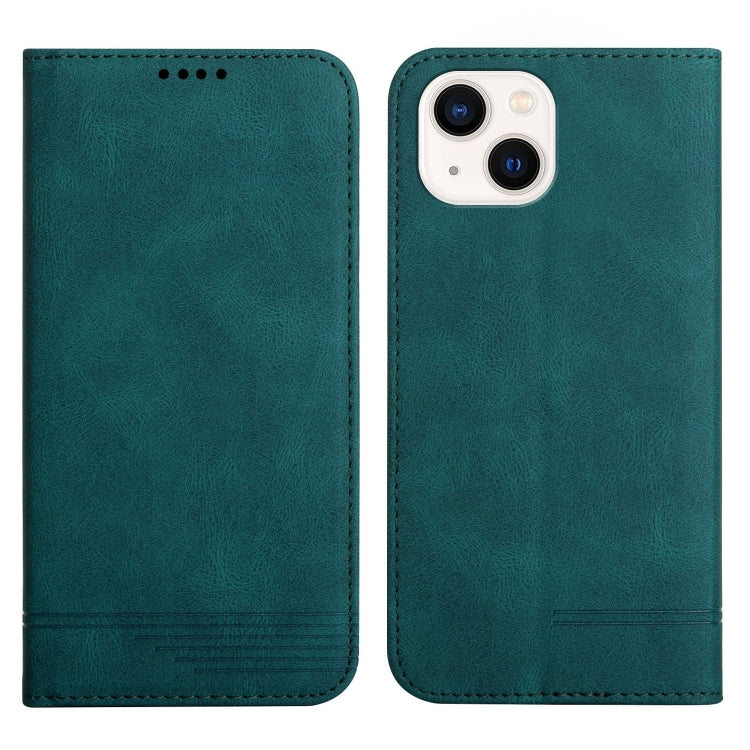 For iPhone 13 Strong Magnetic Leather Case