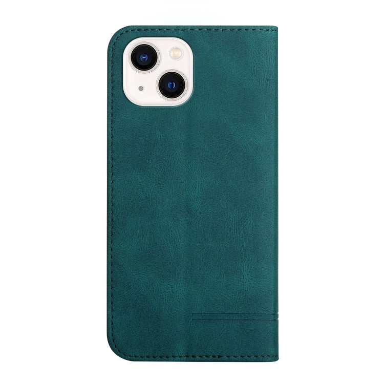 For iPhone 13 Strong Magnetic Leather Case