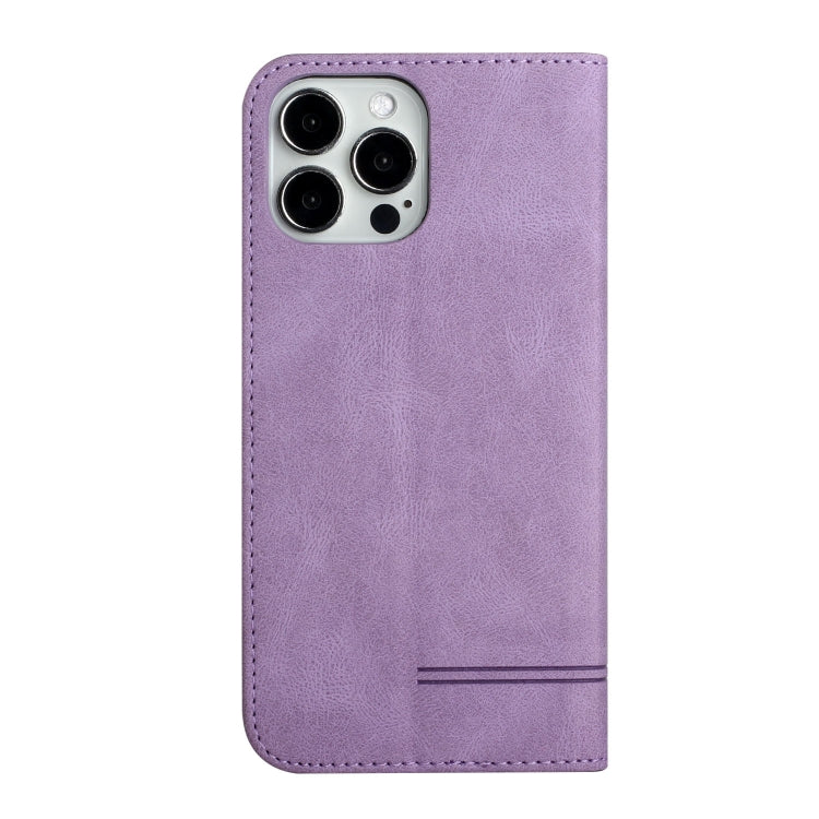 For iPhone 12 Pro Max Strong Magnetic Leather Case