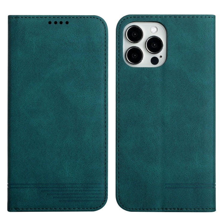 For iPhone 12 Pro Strong Magnetic Leather Case