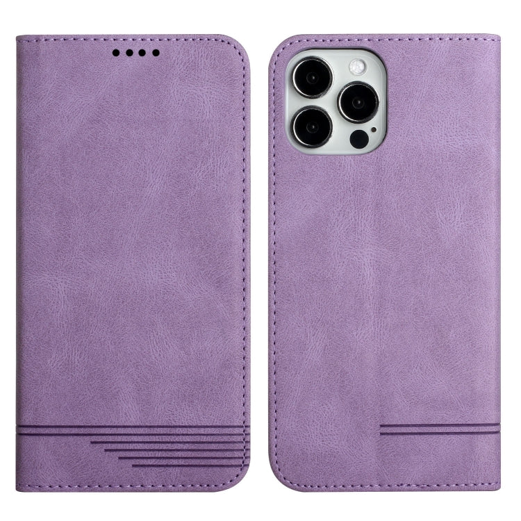For iPhone 12 Pro Strong Magnetic Leather Case
