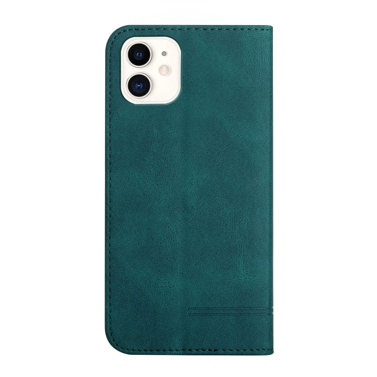For iPhone 12 mini Strong Magnetic Leather Case