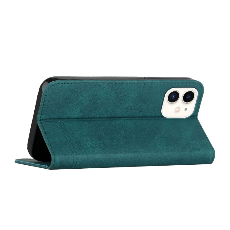 For iPhone 12 mini Strong Magnetic Leather Case