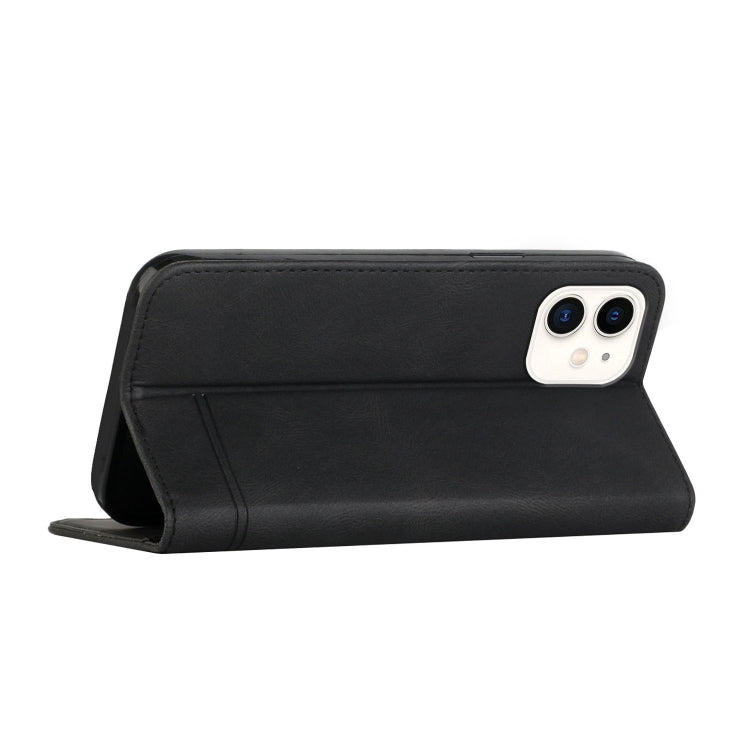 For iPhone 12 mini Strong Magnetic Leather Case