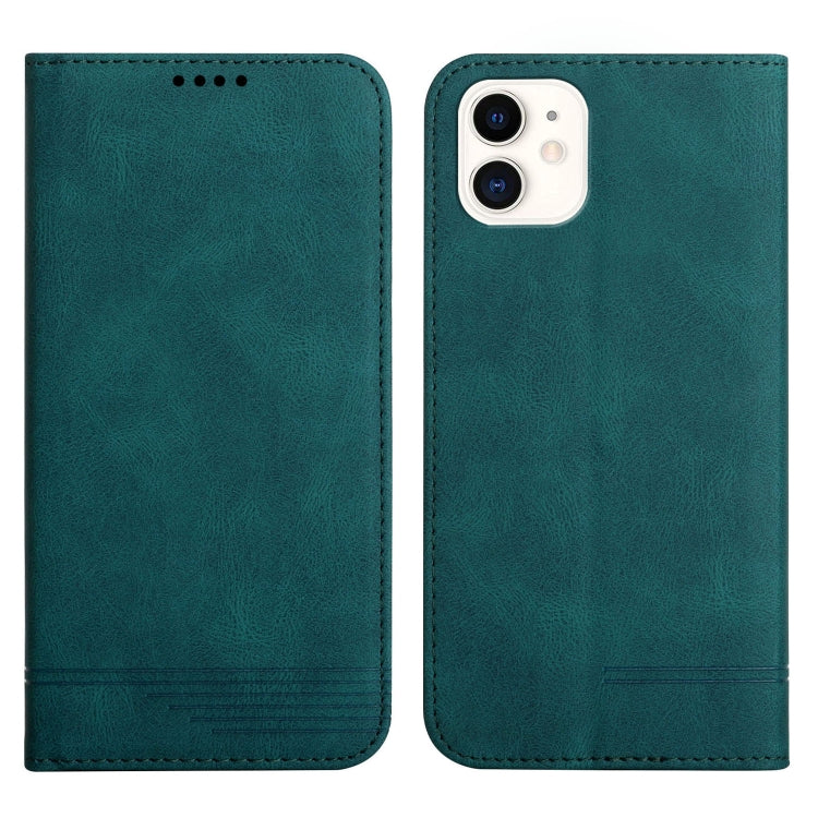 For iPhone 11 Strong Magnetic Leather Case