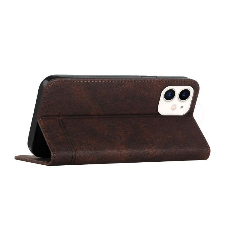 For iPhone 11 Strong Magnetic Leather Case