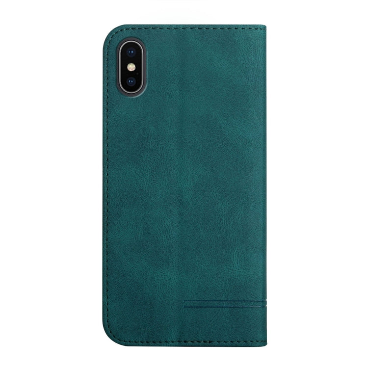 For iPhone X / XS Strong Magnetic Leather Case