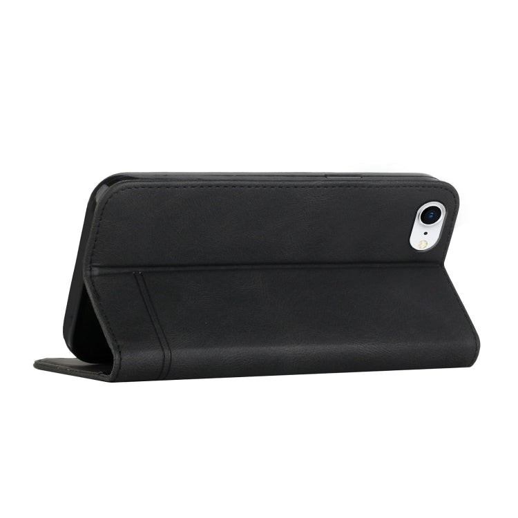 For iPhone SE 2022 / SE 2020 / 8 / 7 Strong Magnetic Leather Case