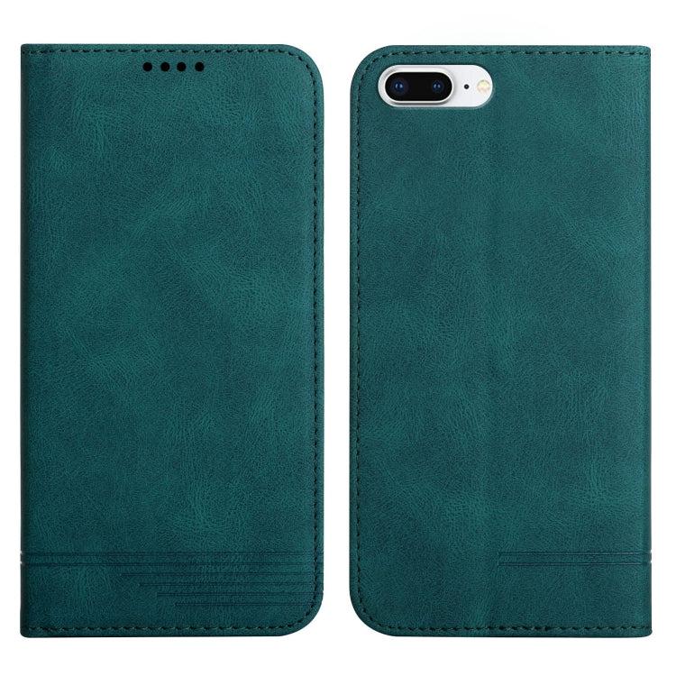 Strong Magnetic Leather Case For iPhone 8 Plus / 7 Plus