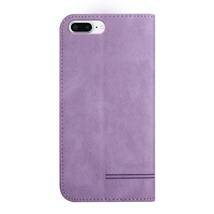 Strong Magnetic Leather Case For iPhone 8 Plus / 7 Plus