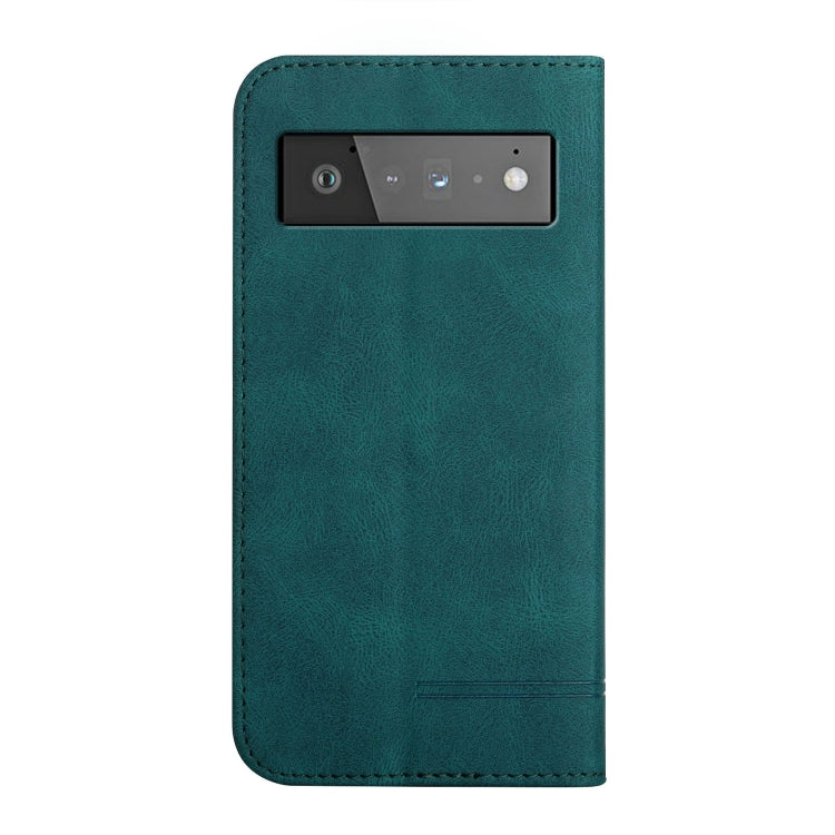 For Google Pixel 6 Strong Magnetic Leather Case