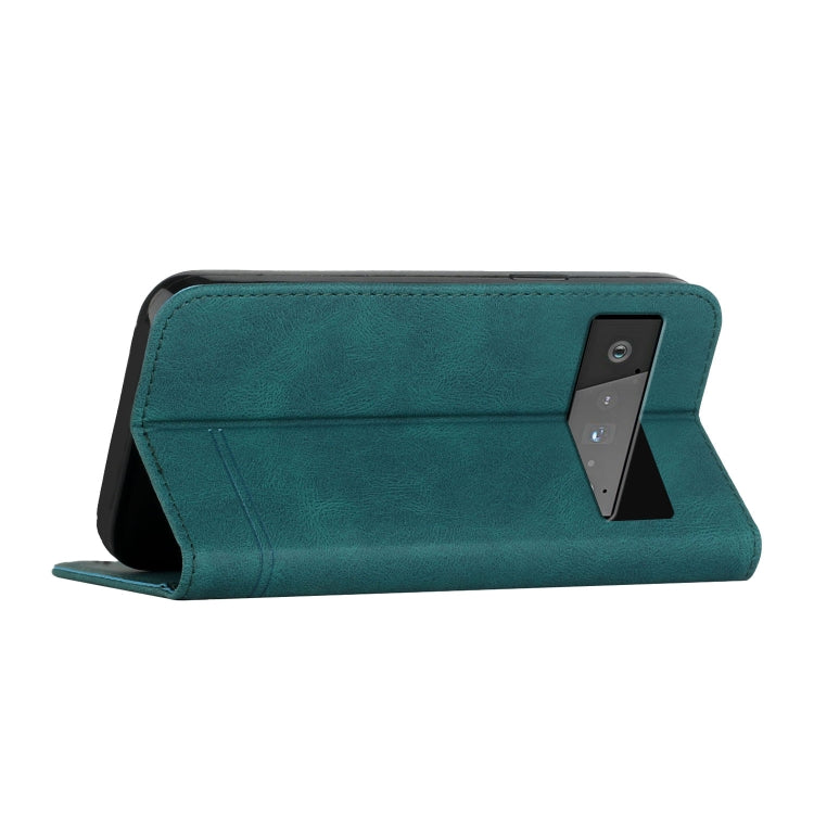 For Google Pixel 6 Strong Magnetic Leather Case